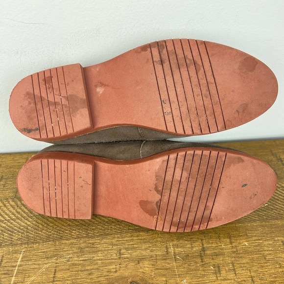 Mercanti Fiorentini Shoes Mens 8.5 Brown Suede Leather Wing Tip Oxford Relax - Picture 9 of 13